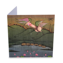 Load image into Gallery viewer, Flying Vulva Greeting Card
