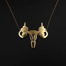 Load image into Gallery viewer, Fuck Youterus Necklace
