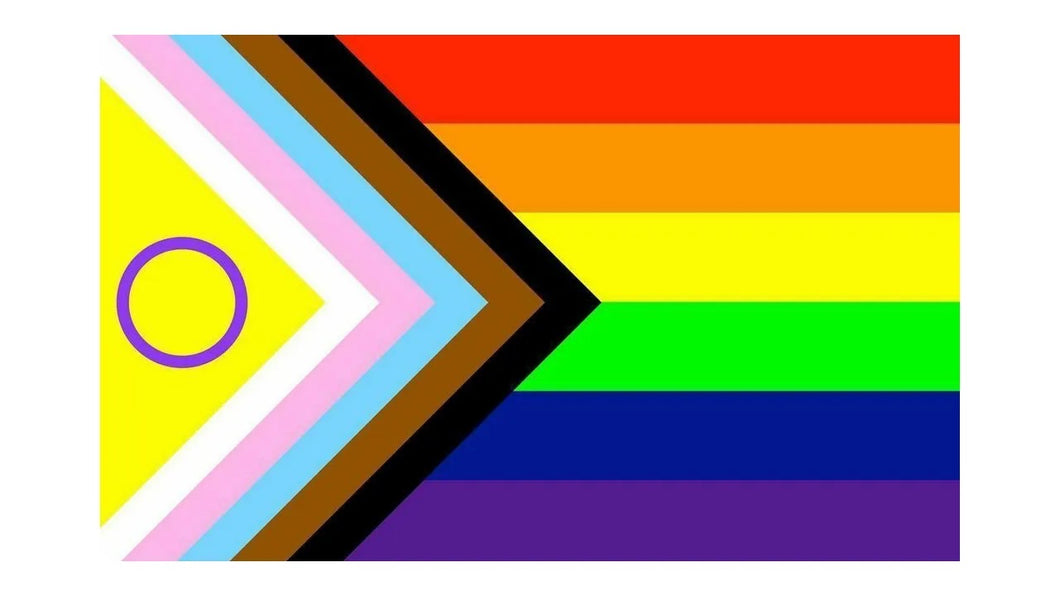 Intersex Progress Flag Vinyl Sticker