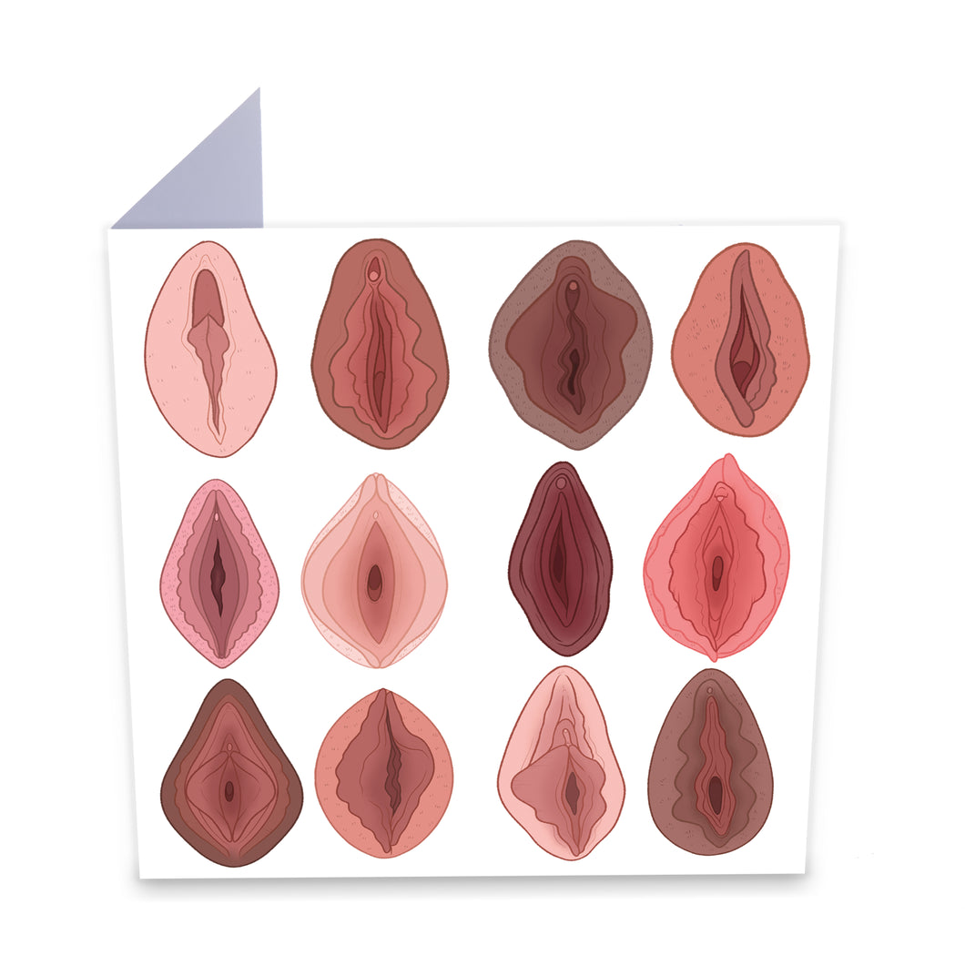 Vulvas Greeting Card