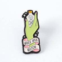 Load image into Gallery viewer, Boss Ass Witch Enamel Pin
