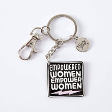 Load image into Gallery viewer, Empowered Women Enamel Keyring
