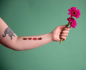 Colour Vulva Temporary Tattoo Sheet