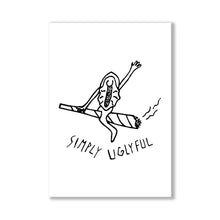Load image into Gallery viewer, Vulva On A Spliff Postcard

