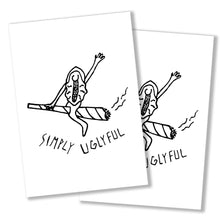 Load image into Gallery viewer, Vulva On A Spliff Postcard
